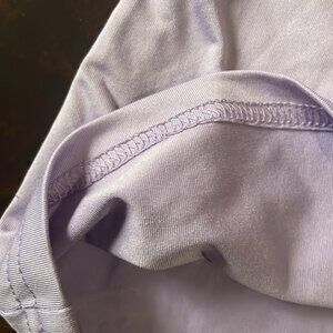 Lavender Cross-Strap Women's Top